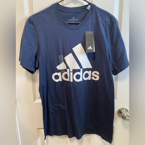 Adidas Men Basic Tee Navy Blue size M NWT